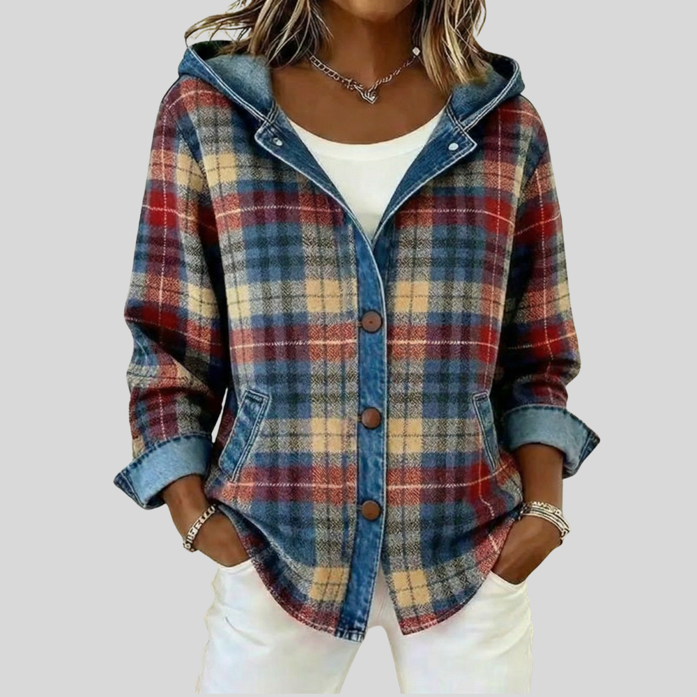 Hildred™ | Shacket Foderata a Quadri