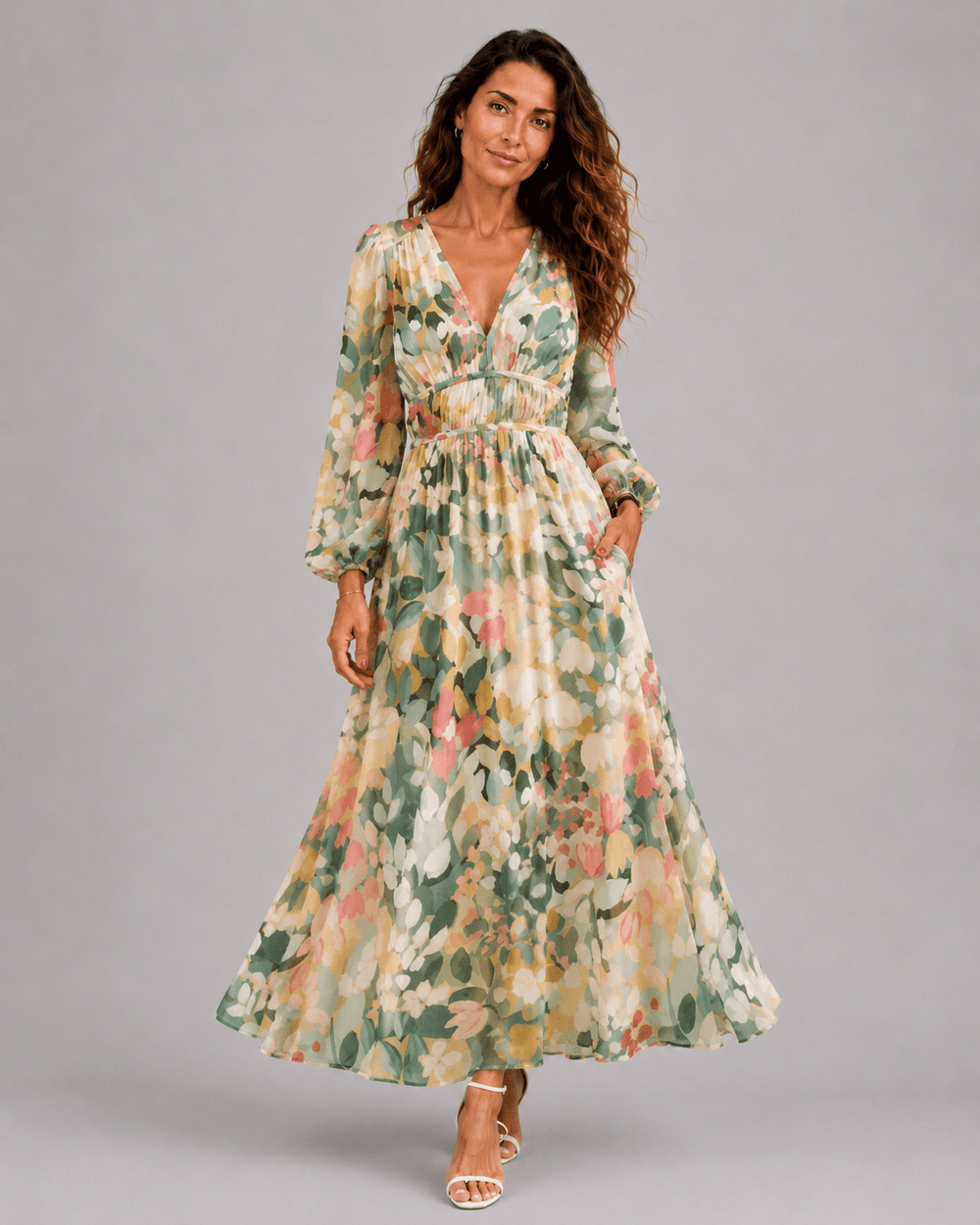 Elena | Feminine Floral Dress