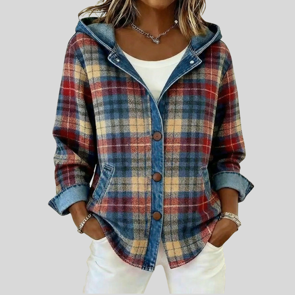 Hildred™ | Shacket Foderata a Quadri