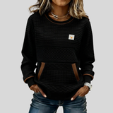 Noelle™ | Felpa Girocollo Color Block