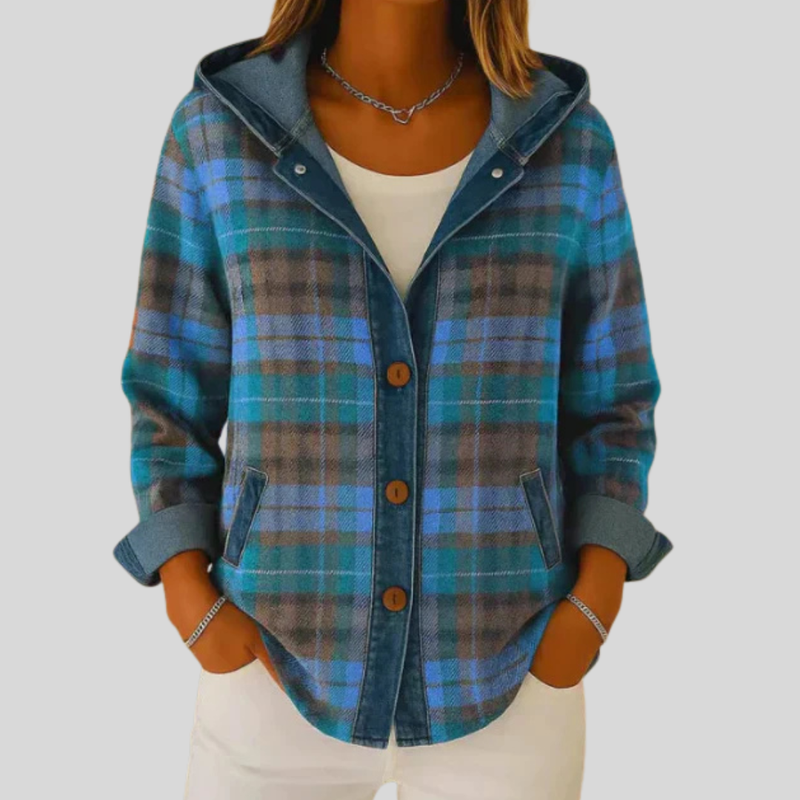 Hildred™ | Shacket Foderata a Quadri