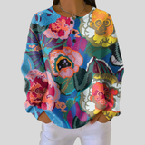 Adorna™ | Felpa con Fiori Colorati