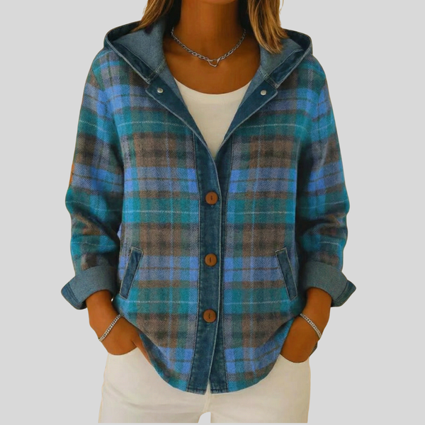 Bevlyn™ | Shacket Foderata a Quadri