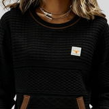 Noelle™ | Felpa Girocollo Color Block