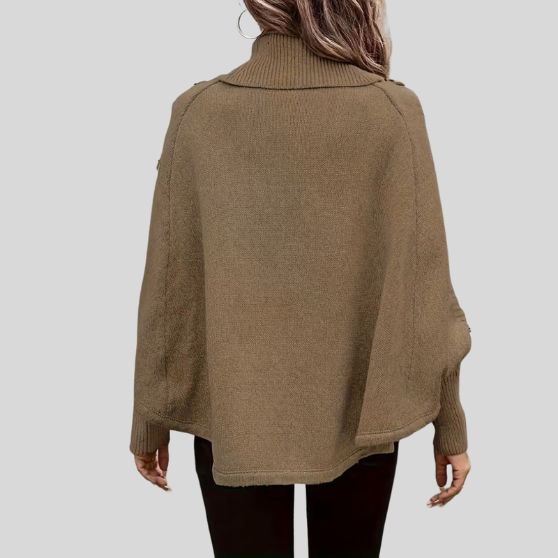 Norelle™ | Maglione a Collo Alto Lavorato a Trecce