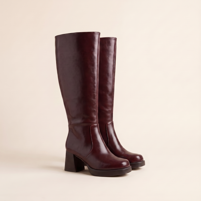 Stivali alti NORA bordeaux