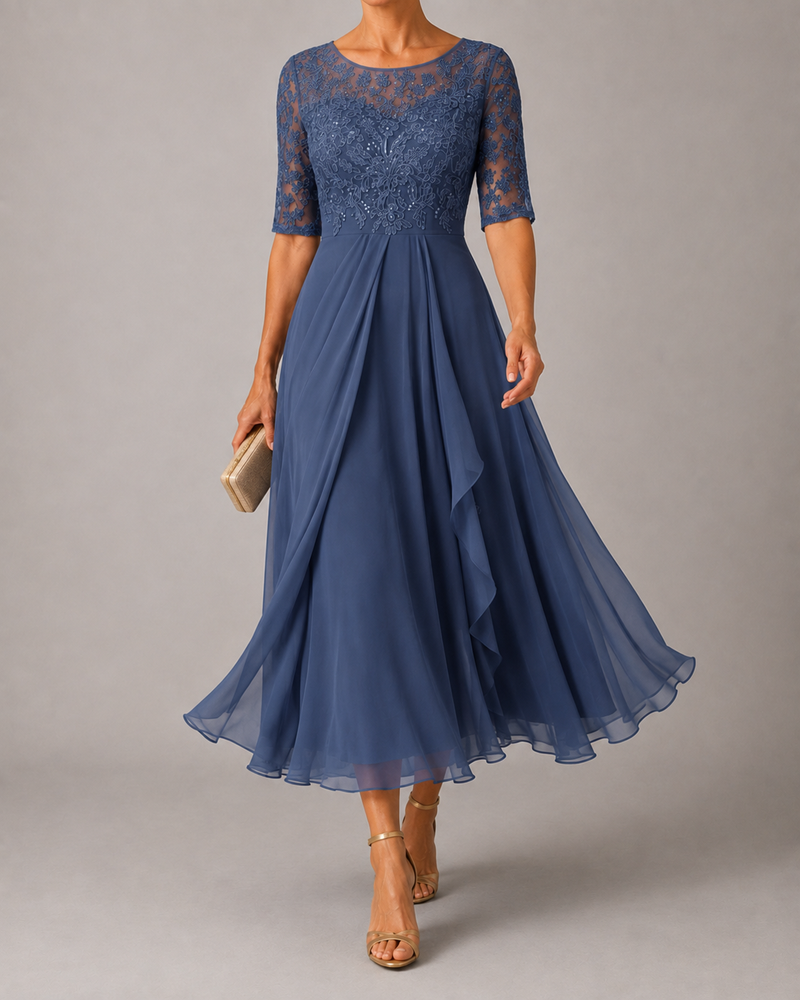 ROSE – L'ABITO MIDI IN PIZZO CHE VALORIZZA LA TUA SILHOUETTE
