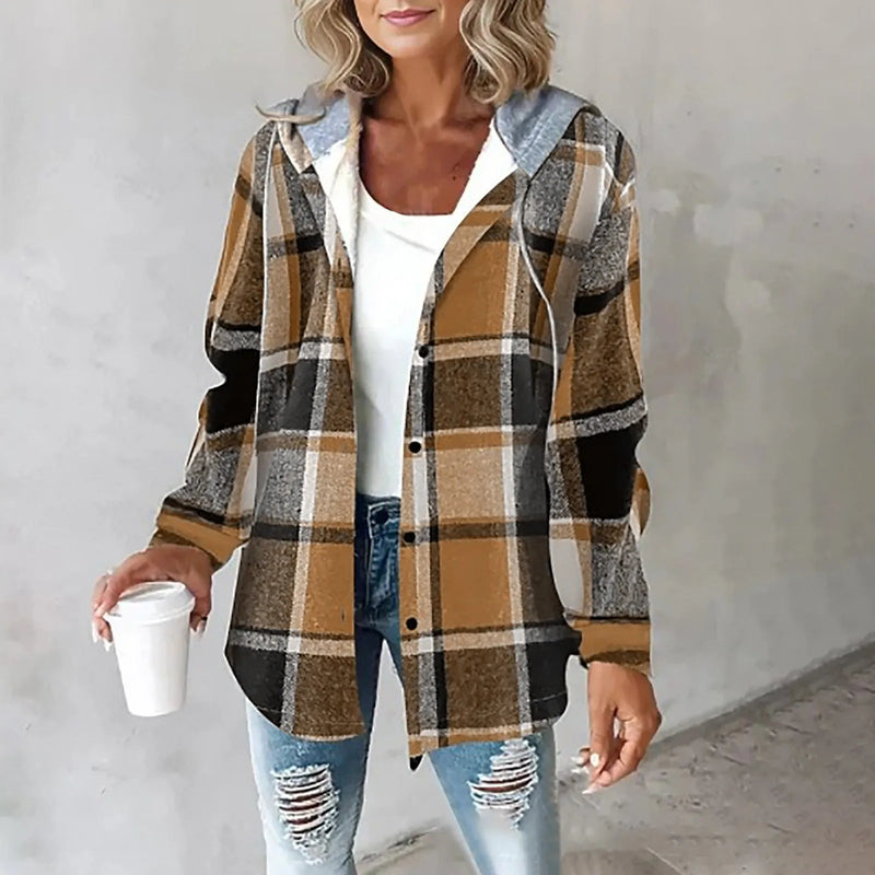 Overshirt Foderata con Cappuccio Élise