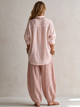 Solange — Coordinato in Lino e Fluido