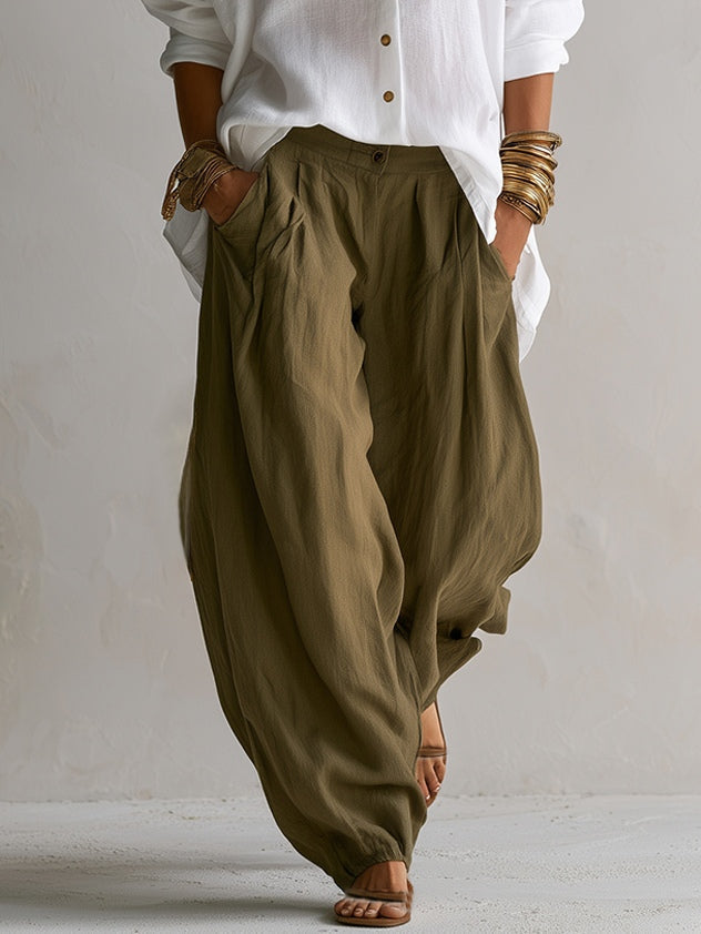 Solange — Coordinato in Lino e Fluido