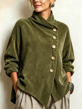 Cardigan Sandra verde oliva