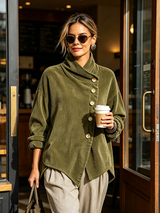 Cardigan Sandra verde oliva