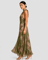 Livia - Elegant Floral Print Summer Dress