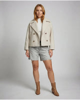 Adriana | Elegant Double-Breasted Button Jacket