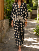 Maelia | Vestito a Mosaico Mediterraneo