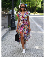 Julia | Elegant V-Neck Figure-Flattering Dress