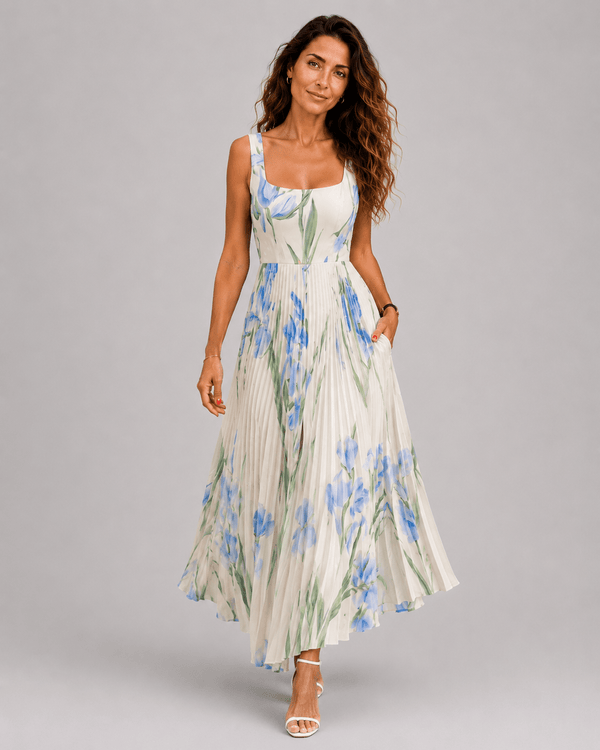Oriah | Floral A-Line Maxi Dress
