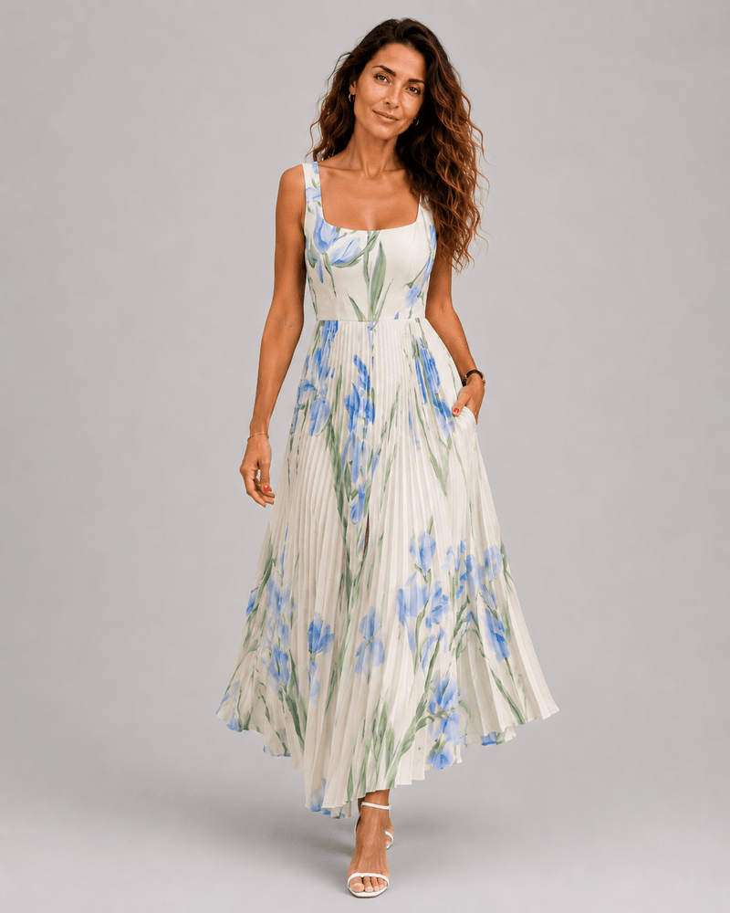 Oriah | Floral A-Line Maxi Dress
