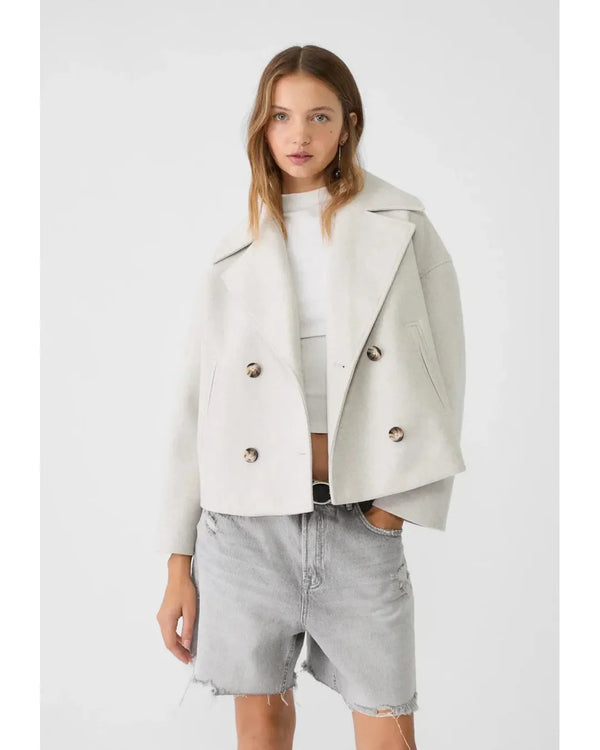 Adriana | Elegant Double-Breasted Button Jacket