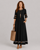 Aubrey™ – Flattering Tummy-Smoothing Midi Dress