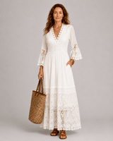 Vestito Boho in Pizzo Puro