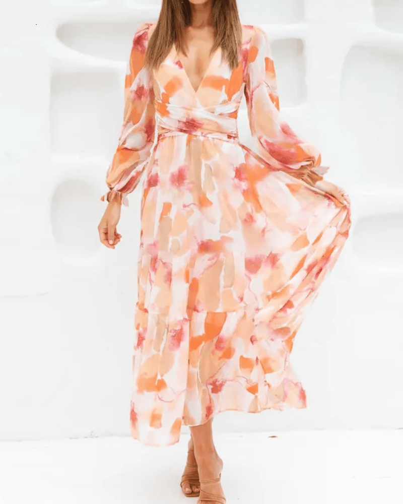 Elena | Feminine Floral Dress