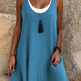 Victoria | Strapless Summer Dress with Layered Effect