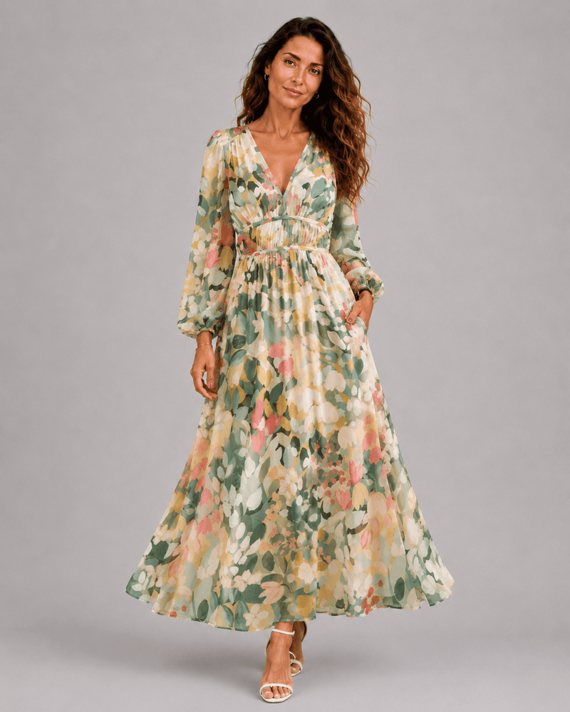 Elena | Feminine Floral Dress