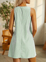 Avery | Vestito a Righe Chic