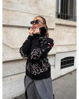 Aitana | High-Neck Knit Jumper with Zip