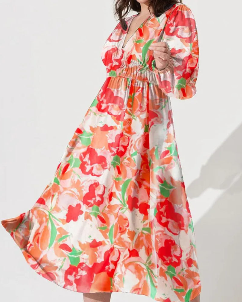 Elena | Feminine Floral Dress
