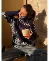 Aitana | High-Neck Knit Jumper with Zip