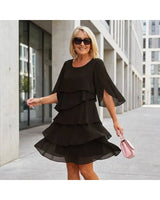 Brisa - Elegant Tiered Ruffle Dress