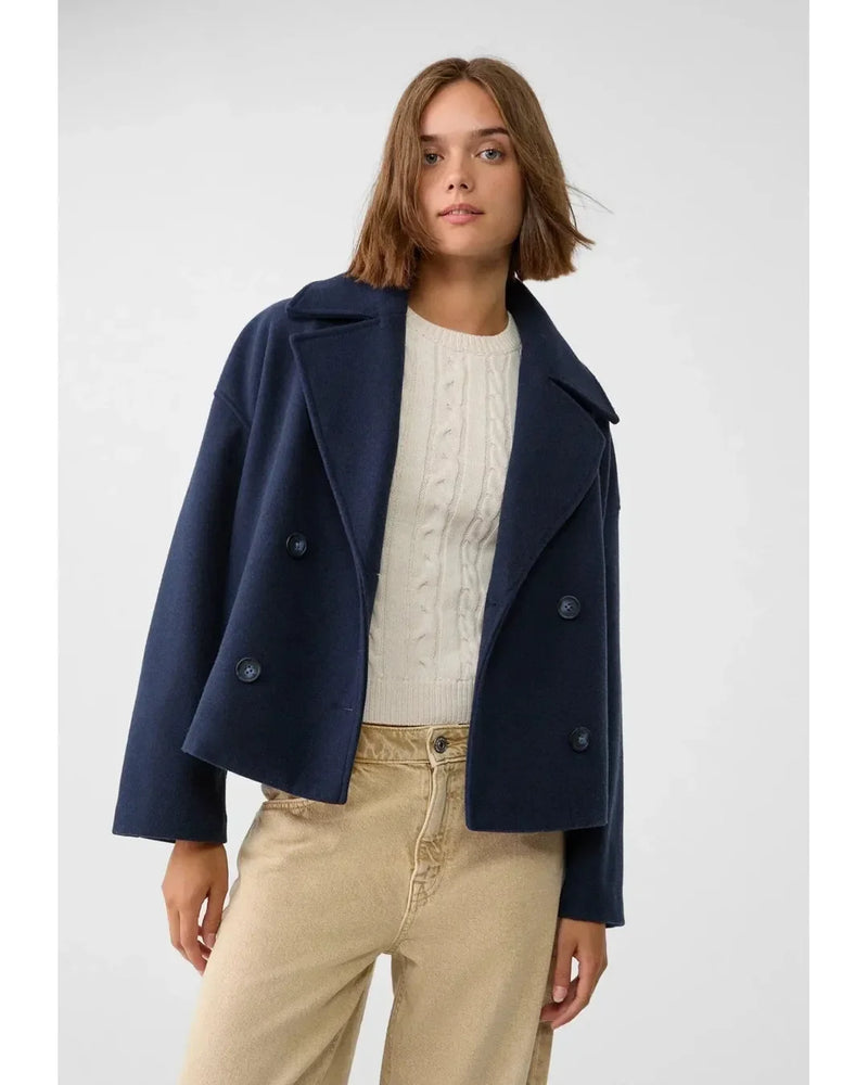 Adriana | Elegant Double-Breasted Button Jacket
