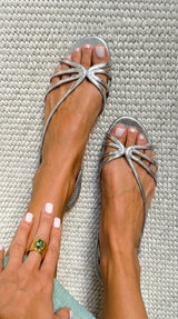 Marta | Golden Sandals: Summer Elegance