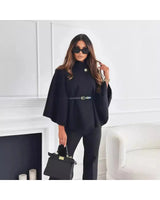 Lea | Elegant Belted Jacket with Butterfly Sleeves