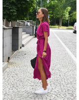 Julia | Elegant V-Neck Figure-Flattering Dress