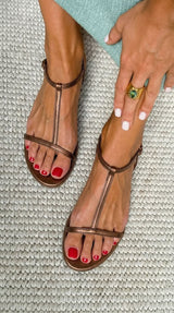 Alba | Golden Summer Sandals