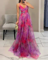 Giselle | Lovely Floral-Print Maxi Dress