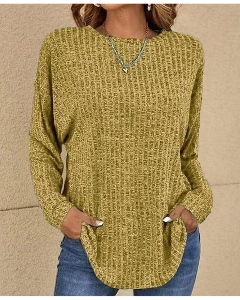 Irene - Classic Casual Long-Sleeve Jumper