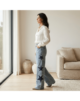 Vega | Straight-Leg Jeans with Stars