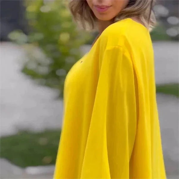 Olivia | Chiffon Blouse with Double Zip