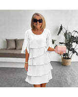 Brisa - Elegant Tiered Ruffle Dress