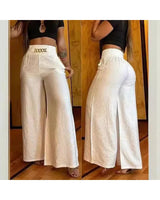 Siena – High-Waisted Wide-Leg Trousers with Belt Detail