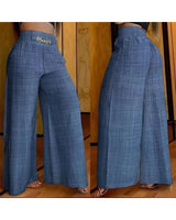 Siena – High-Waisted Wide-Leg Trousers with Belt Detail
