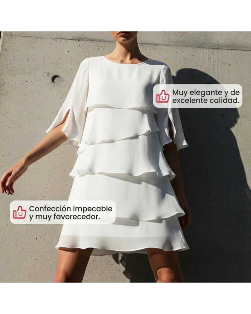 Brisa - Elegant Tiered Ruffle Dress