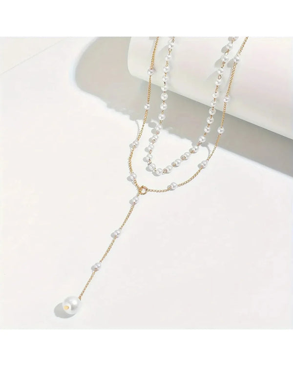 Layered Pearl Necklace