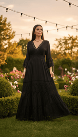 Vestito Boho in Pizzo Puro