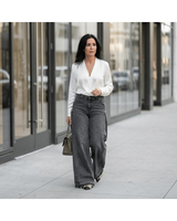 Sara | Oversized High-Waisted Wide-Leg Jeans