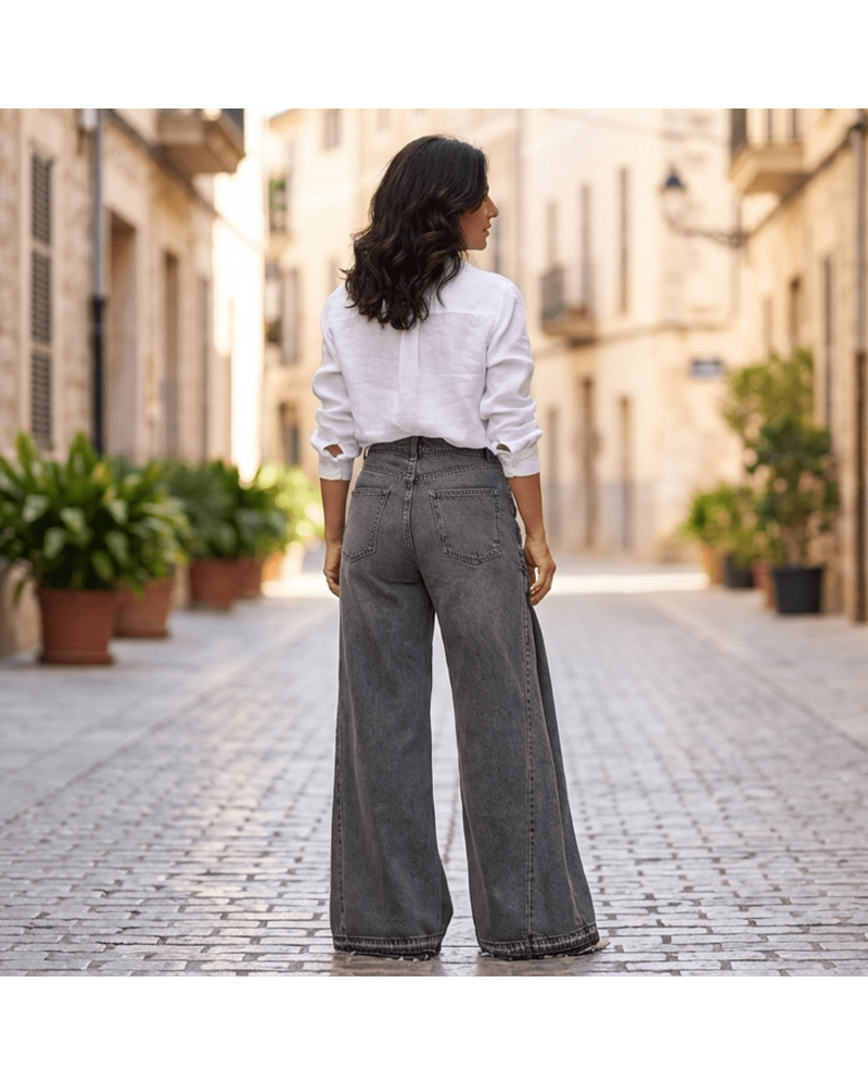 Sara | Oversized High-Waisted Wide-Leg Jeans